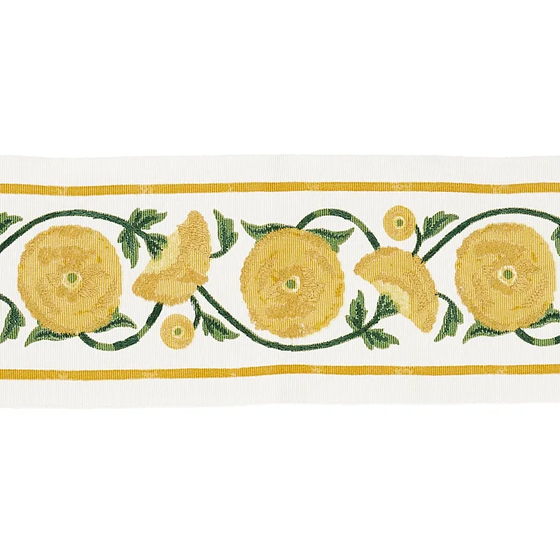 80391 | Saranda Flower Embroidery Tape – Marigold