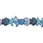 77260 | Sea Treasures Tape - Blue Schumacher Sea Treasures Tape trim in Blue (77260)