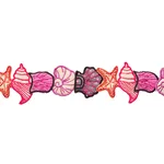 77261 | Sea Treasures Tape - Pink Schumacher Sea Treasures Tape trim in Pink (77261)