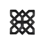 66112 | Shanghai Appliqué - Noir Schumacher Shanghai Appliqué trim in Noir (66112)