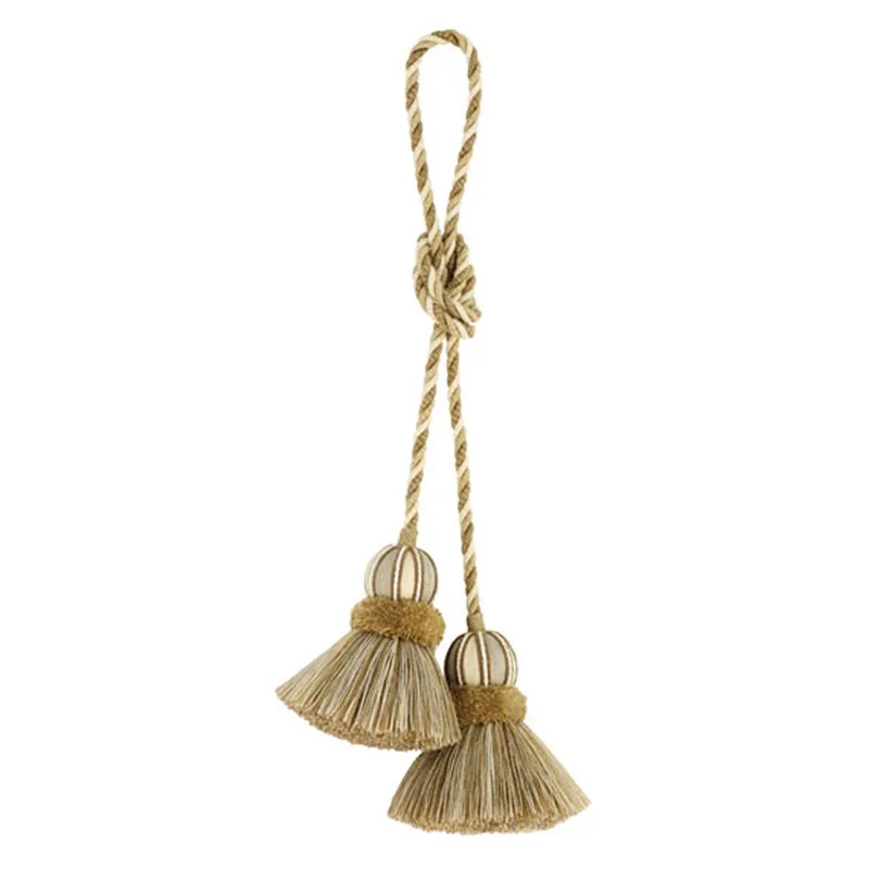 Schumacher Somerset Chair Tie trim in Moonstone (63314)