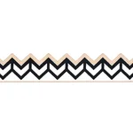 83610 | Sparren Embroidered Tape - Black Schumacher Sparren Embroidered Tape trim in Black (83610)