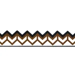 83611 | Sparren Embroidered Tape - Brown Schumacher Sparren Embroidered Tape trim in Brown (83611)