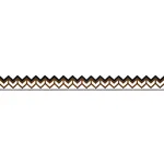 83611 | Sparren Embroidered Tape - Brown Schumacher Sparren Embroidered Tape trim in Brown (83611)