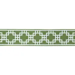 83590 | Squared Away Trellis Tape - Green Schumacher Squared Away Trellis Tape trim in Green (83590)
