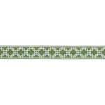 83590 | Squared Away Trellis Tape - Green Schumacher Squared Away Trellis Tape trim in Green (83590)