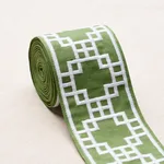 83590 | Squared Away Trellis Tape - Green Schumacher Squared Away Trellis Tape trim in Green (83590)