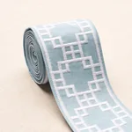 83591 | Squared Away Trellis Tape - Sky Schumacher Squared Away Trellis Tape trim in Sky (83591)