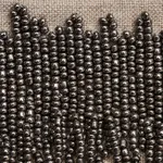 77370 | Starling Beaded Fringe - Pewter Schumacher Starling Beaded Fringe trim in Pewter (77370)