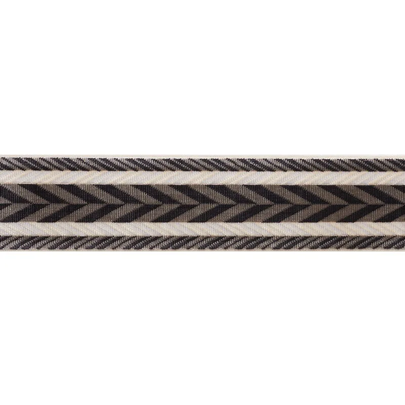 Schumacher Stinson Tape trim in Onyx (74260)