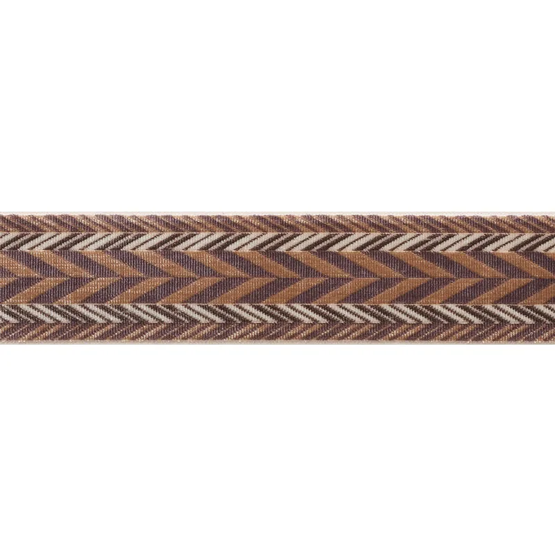 Schumacher Stinson Tape trim in Sable (74263)