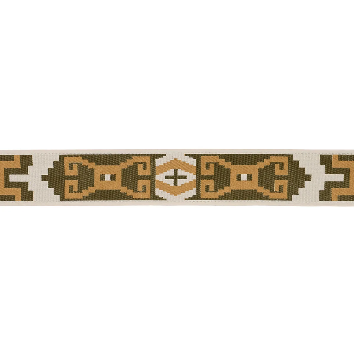 Schumacher Storm Pattern Tape trim in Green (87041)