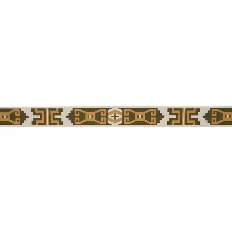Schumacher Storm Pattern Tape trim in Green (87041)