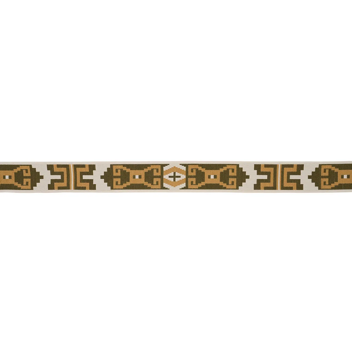 Schumacher Storm Pattern Tape trim in Green (87041)