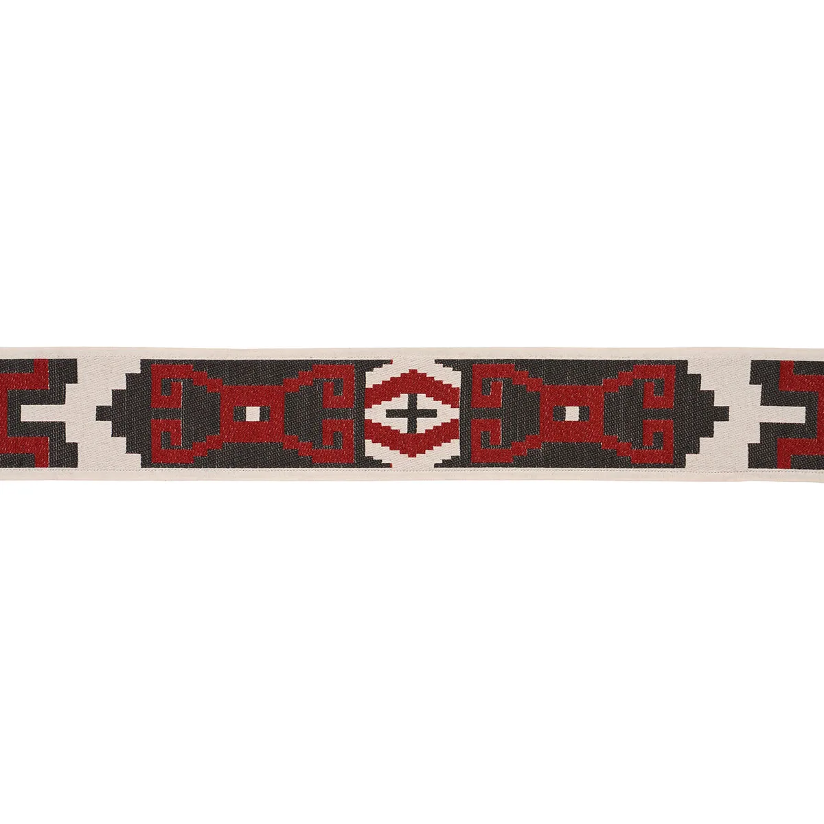 Schumacher Storm Pattern Tape trim in Red (87042)