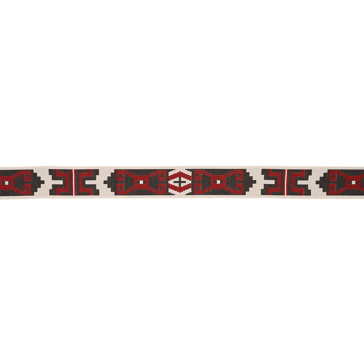 Schumacher Storm Pattern Tape trim in Red (87042)