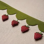 82250 | Strawberry Jam Trim - Green Schumacher Strawberry Jam Trim in Green (82250)