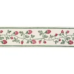 Schumacher Strawberry Trail Hand Block Trim in Dark Green (85460)