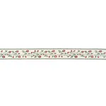 Schumacher Strawberry Trail Hand Block Trim in Dark Green (85460)