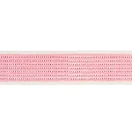 85420 | Stripe & Dot Hand Block Trim - Pink Schumacher Stripe & Dot Hand Block Trim in Pink (85420)