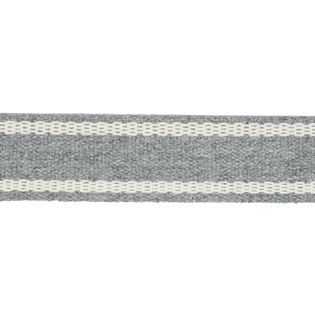Schumacher Sullivan Tape Narrow Indoor/Outdoor trim in Grey (83671)