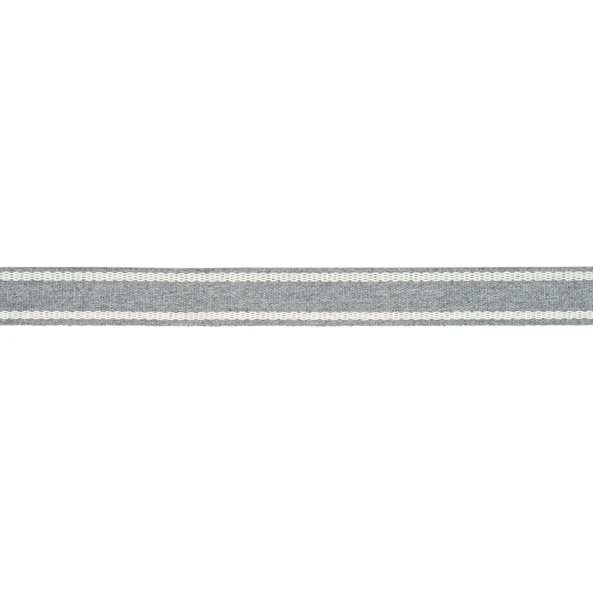 Schumacher Sullivan Tape Narrow Indoor/Outdoor trim in Grey (83671)