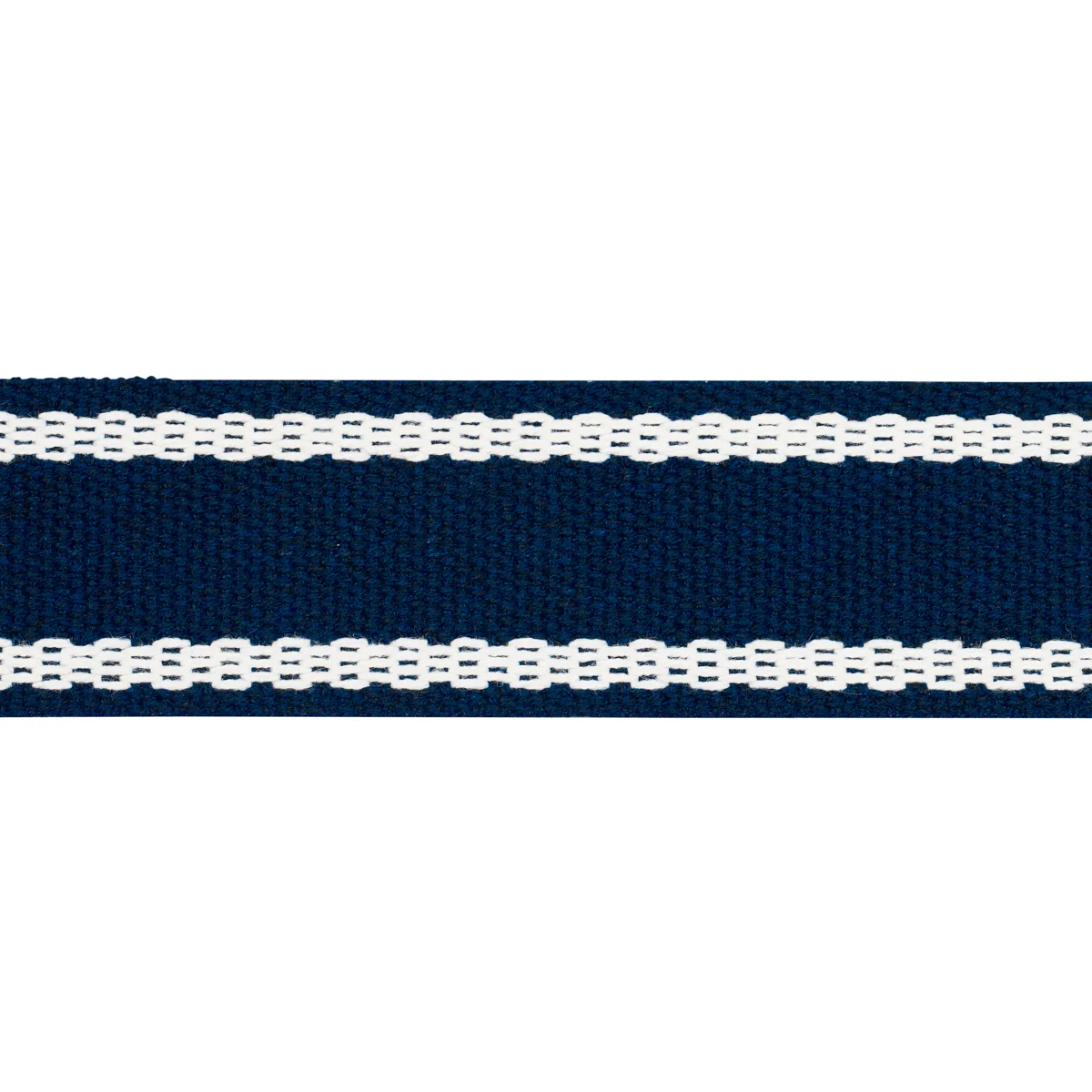 Schumacher Sullivan Tape Narrow Indoor/Outdoor trim in Navy (83673)