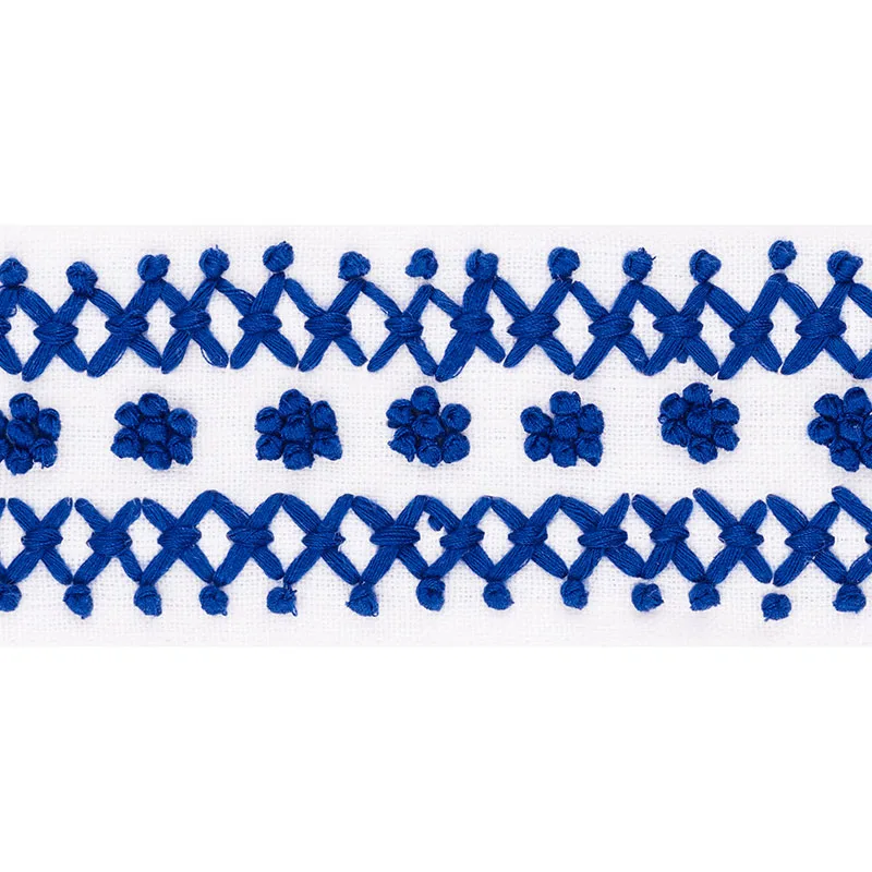 Schumacher Sunnyvale Tape trim in Blue (70636)