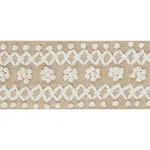 70630 | Sunnyvale Tape - Ivory Schumacher Sunnyvale Tape trim in Ivory (70630)