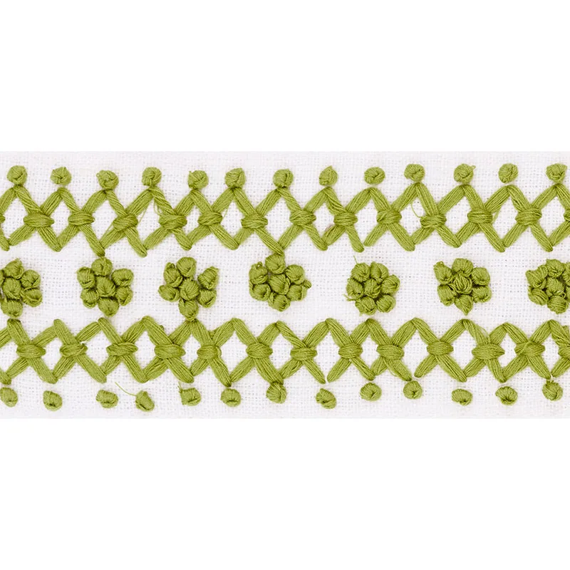 Schumacher Sunnyvale Tape trim in Leaf (70638)