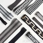 85301 | Sunnyvale Tape - Onyx Schumacher Sunnyvale Tape trim in Onyx (85301)