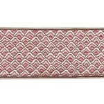 Schumacher Sunrise Embroidery Tape trim in Pink (80891)
