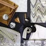 Schumacher Sunset Strip Tape trim in Platinum (68650)