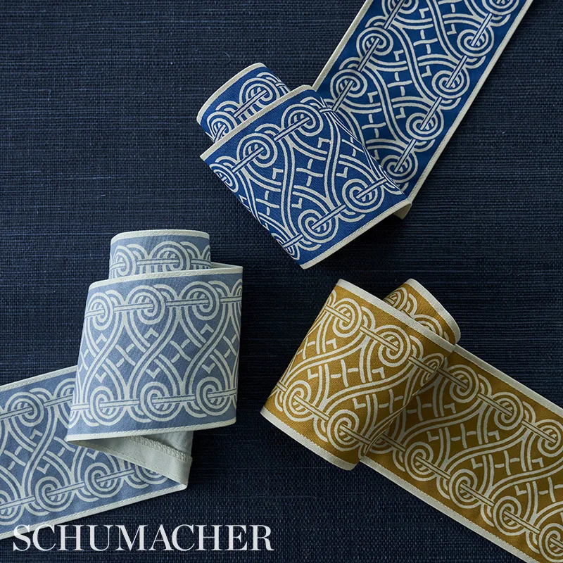 79130 | Suzette Tape - Navy Schumacher Suzette Tape trim in Navy (79130)