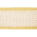82671 | Sylvia Crochet Tape - Buttercup Schumacher Sylvia Crochet Tape trim in Buttercup (82671)