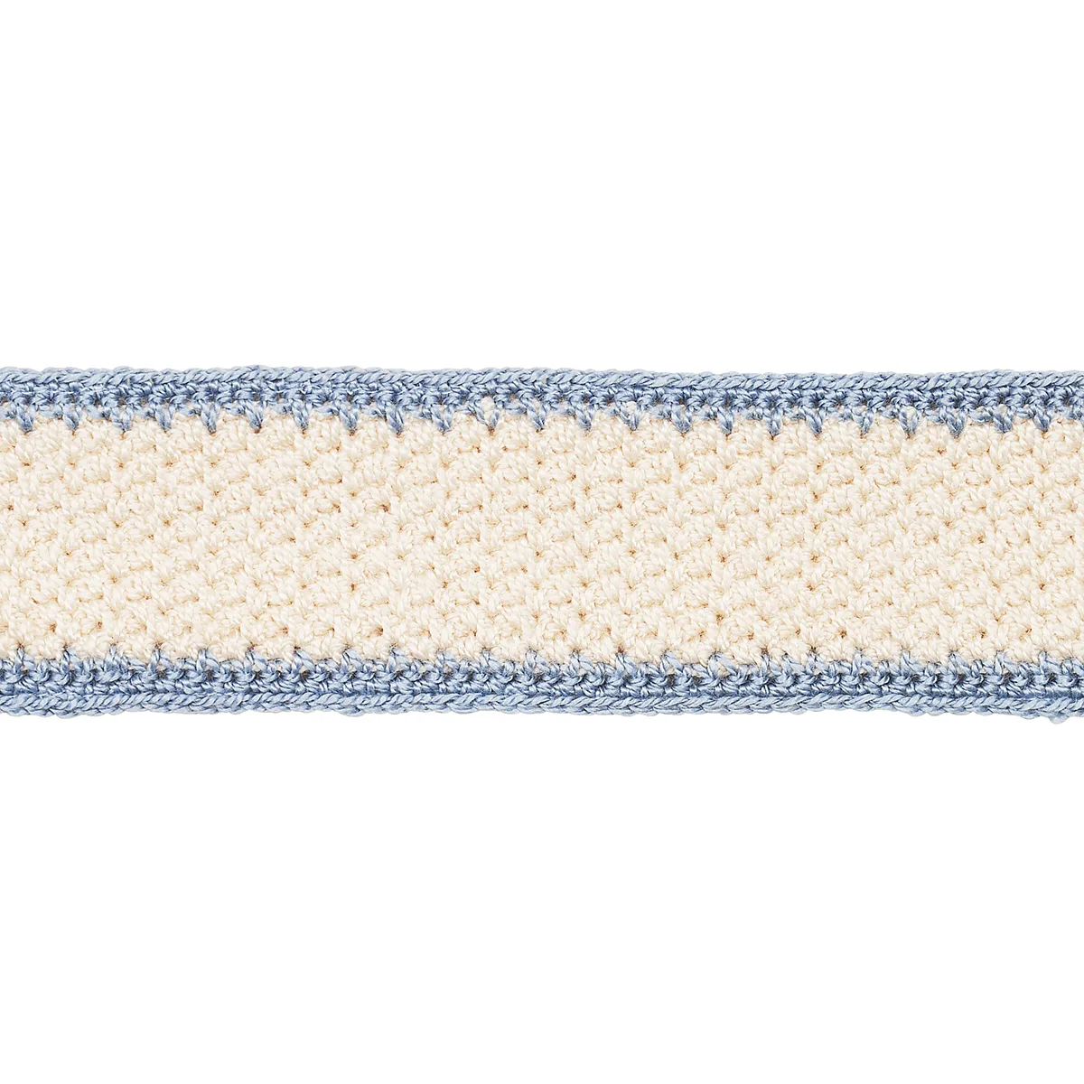 Schumacher Sylvia Crochet Tape trim in Cornflower (82672)