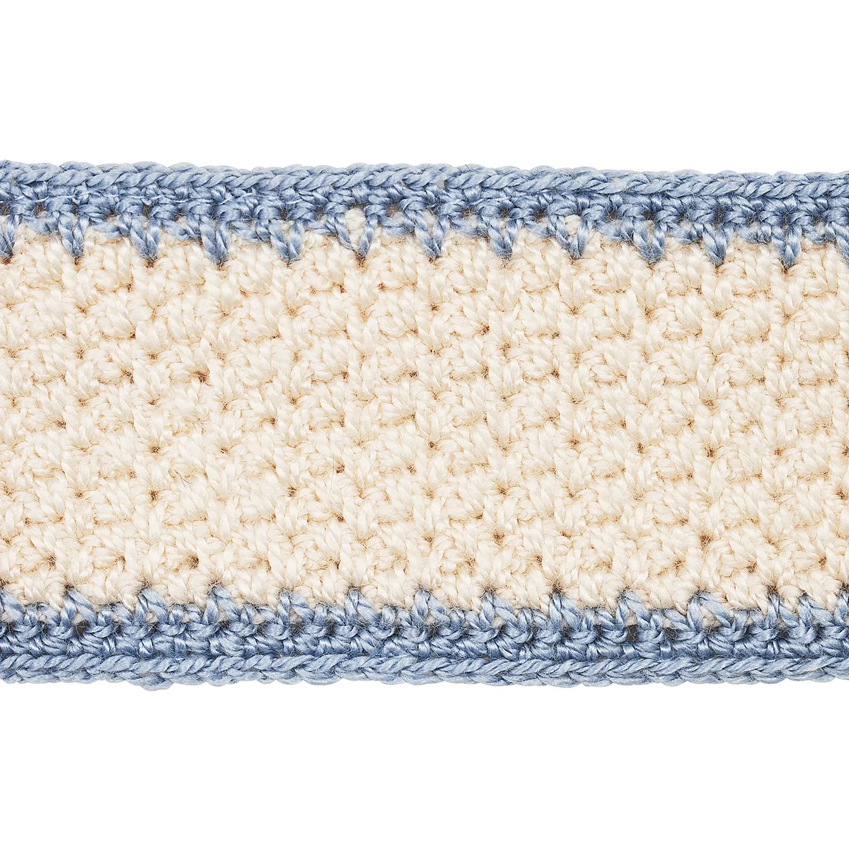 Schumacher Sylvia Crochet Tape trim in Cornflower (82672)