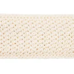 82670 | Sylvia Crochet Tape - Ivory Schumacher Sylvia Crochet Tape trim in Ivory (82670)