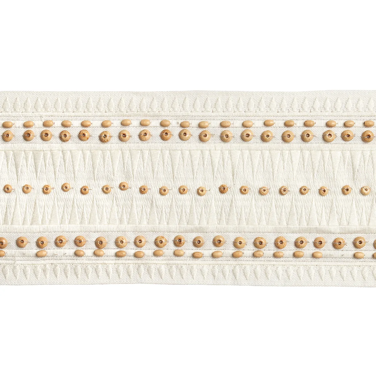 Schumacher Tahiti Tape trim in Ivory (69312)