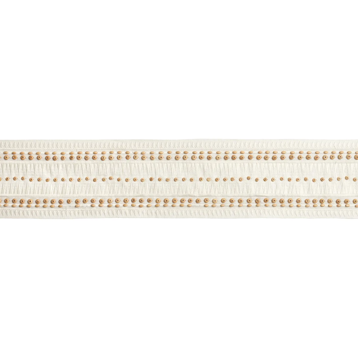 Schumacher Tahiti Tape trim in Ivory (69312)