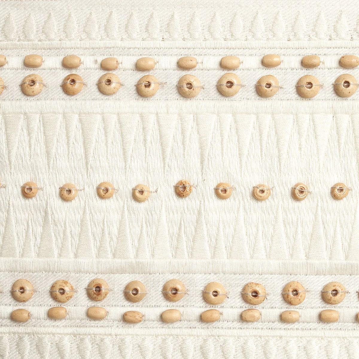 69312 | Tahiti Tape - Ivory Schumacher Tahiti Tape trim in Ivory (69312)