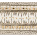 69311 | Tahiti Tape - Sea Oyster Schumacher Tahiti Tape trim in Sea Oyster (69311)