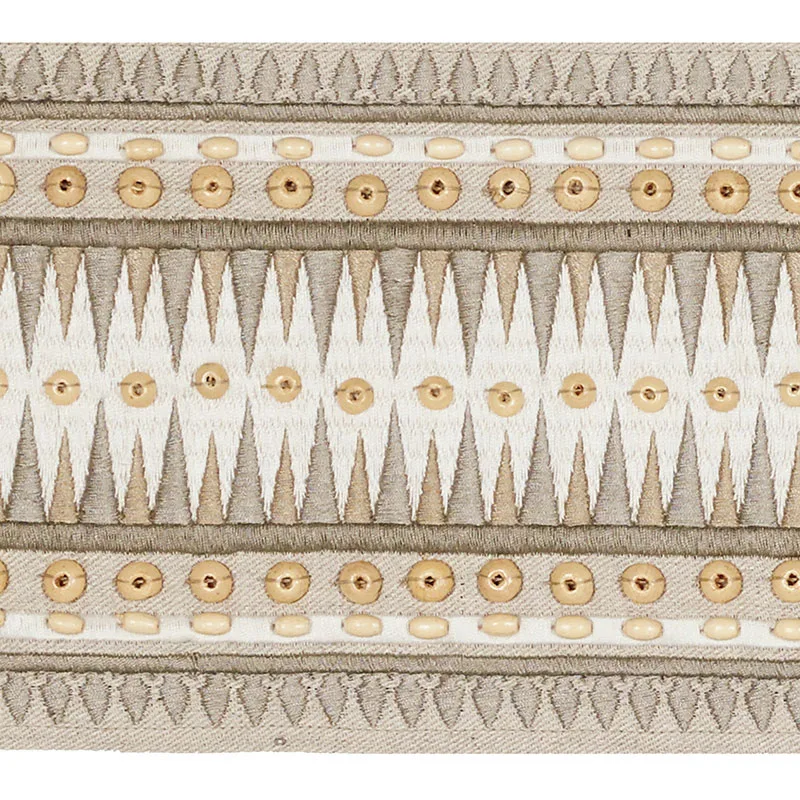 Schumacher Tahiti Tape trim in Sea Oyster (69311)