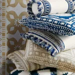 69311 | Tahiti Tape - Sea Oyster Schumacher Tahiti Tape trim in Sea Oyster (69311)