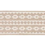 79920 | Talitha Tape - Ivory on Natural Schumacher Talitha Tape trim in Ivory on Natural (79920)