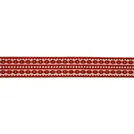 79921 | Talitha Tape - Terracotta on Natural Schumacher Talitha Tape trim in Terracotta on Natural (79921)
