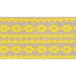 70645 | Talitha Tape - Yellow on Natural Schumacher Talitha Tape trim in Yellow on Natural (70645)