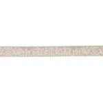 80002 | Tarpan Embroidered Tape - Natural Schumacher Tarpan Embroidered Tape trim in Natural (80002)