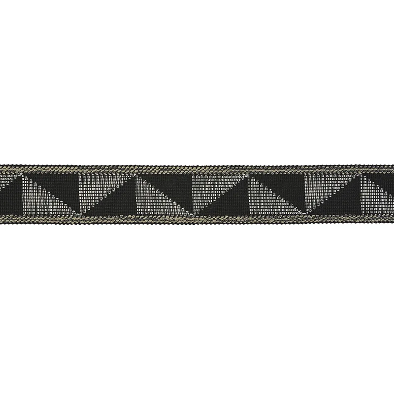 Schumacher Teague Tape Indoor/Outdoor trim in Black (78532)