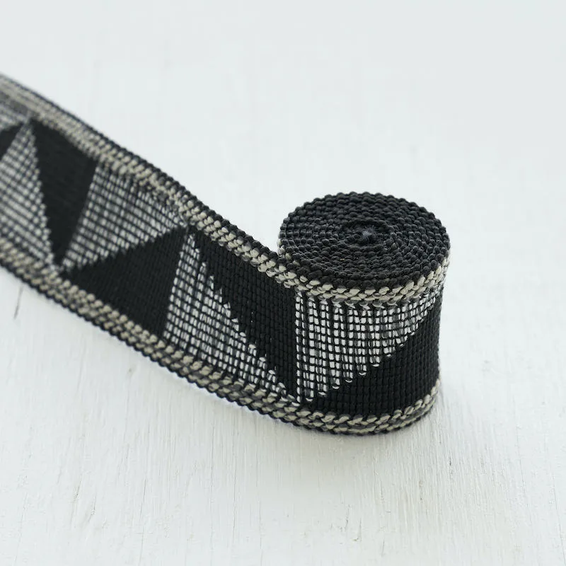Schumacher Teague Tape Indoor/Outdoor trim in Black (78532)